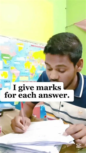 Checking Exam Papers Be Like… 📄✍️ #shorts