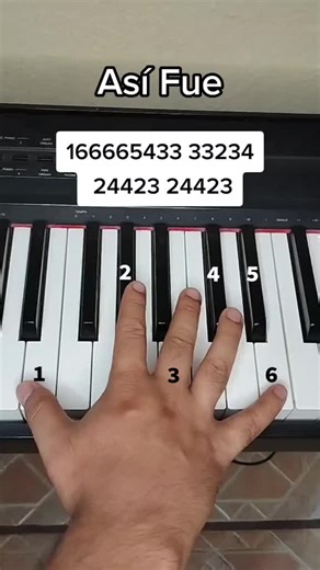 ponchopiano on Instagram: "Juan Gabriel - Así Fue piano tutorial fácil #asifue #juangabriel #pianotutorial"