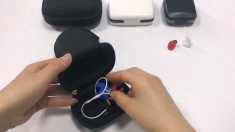 SOUNDLINK Hearing Aid Case Soft Earphone Protective Case for BTE, IEC, CIC, Earmold, IEM Earphone