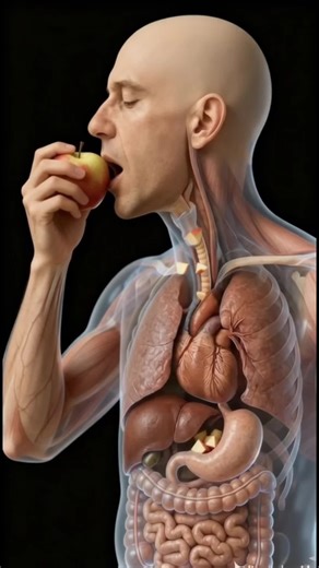 Apple inside Human Body | red apples inside