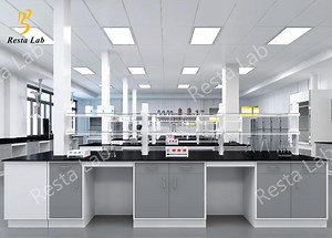 [Hot Item] Wholesale Chemistry and Science Full Steel Metal Lab Table Work Bench for School Laboratory