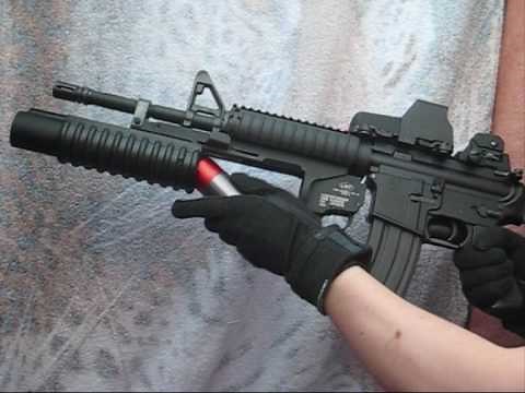(Airsoft) G&P M203 grenade launcher M4 SOPMOD Tokyo Marui.