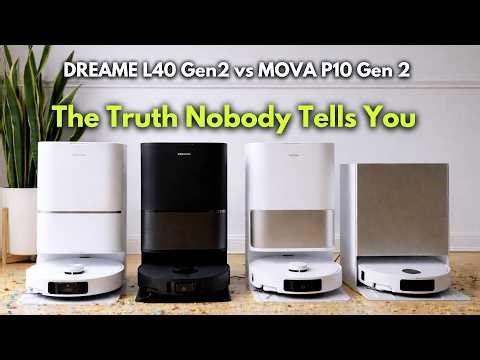 Dreame L40 Gen 2 vs Mova P10 Gen 2: The TRUTH (Real Cleaning Tests)