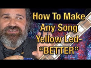 How To: "Yellow Ledbetter" Up Any Guitar Part. The Chord / Pentatonic Relationship.