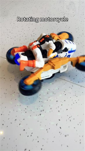 Click link to pick your color! It lights up, spins, drives, plays music, and more! Great gift for kids and adults! #motorcycle #motorcycletoy #toys #kidstoy #ridingtoy Auto-rotating motorcycle toy