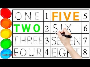 One, Two, Three, Four, Five, Six, Seven, Eight, Nine, Ten | Harchu Kids TV