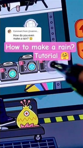 to make a rain tutorial 🤗