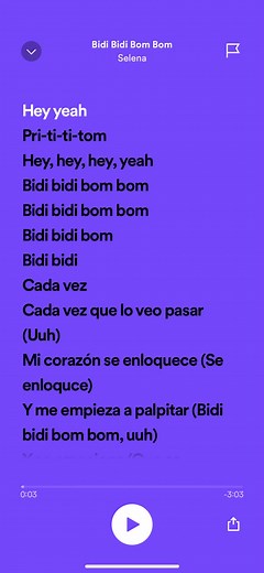 #selena #selenaquintanilla #bidibidibombom #bidibidibombomselena #letradecanciones🎧🎶 #musica #spotify #tendencias #cumbia #reynadelacumbia
