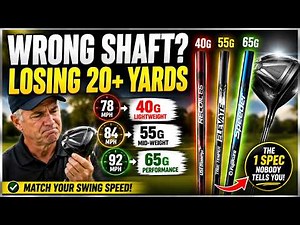 Best Driver Shaft Weight for Seniors (Swing Speed Guide)