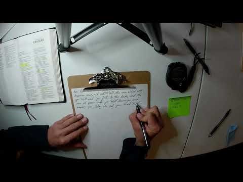 Scripture scribing day 20