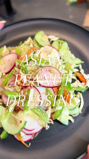 Thai Style Peanut Dressing Recipe for Asian Salads