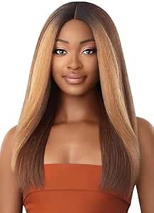 Outre Soft & Natural Synthetic Lace Front Wig - NEESHA 207 (1 Jet Black)