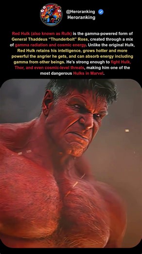 How Red Hulk Was Actually Created #MarvelLore #Comics