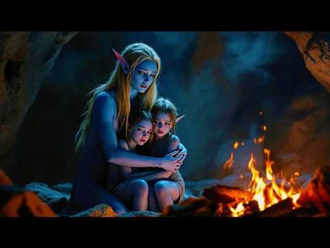 Abandoned Alien Mother Hiding in a Cave Begs a Human to Become a Husband and Father to Her Children.