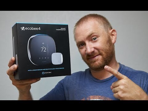ecobee4 Alexa Enabled Smart WiFi Thermostat Install
