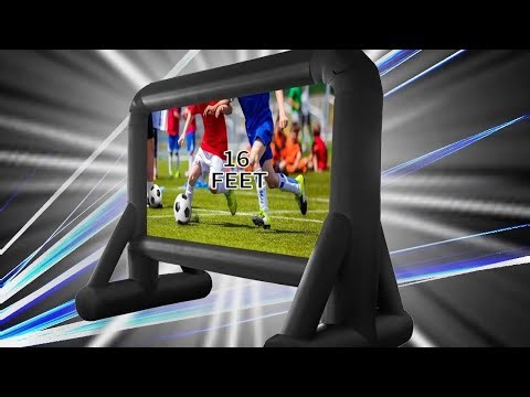 Outdoor Movie Nights Just Got Better — 16ft Inflatable Projector Screen!