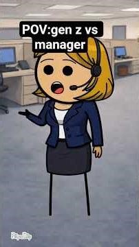 gen Z contre manager . Crédit audio :@Eliot #france #animation #blague