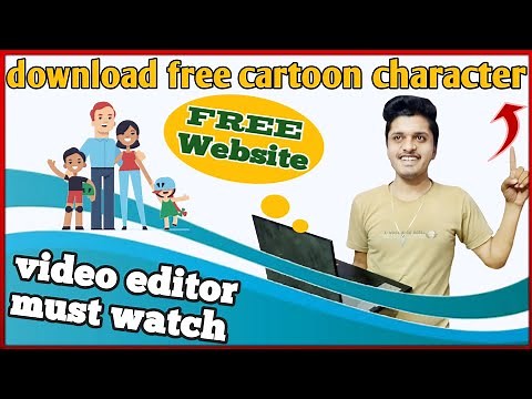 cartoon character kaise download kare | how to add animation in video | free website for animation
