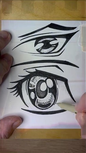 Draw Anime Eyes 7 #anime #art #drawing #ink #draw #eyes #artist #drawingtutorial #sketch