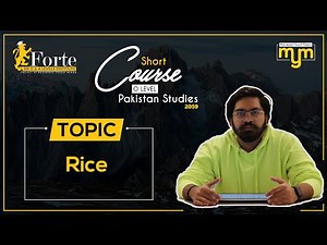 Rice | Olevel Pakistan Studies | 2059/02 | Muhammad Yousuf Memon