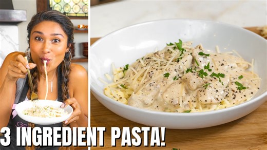 3 ingredient keto pasta! How to make keto pasta w secret cheese sauce!