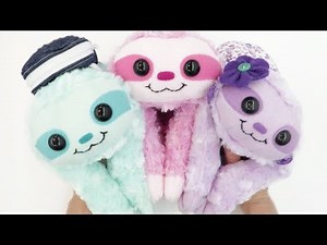 Sew a SLOTH PLUSH Stuffed Animal - PART 1 - Constructing the Face and Legs. Faux Fur. Free Pattern!
