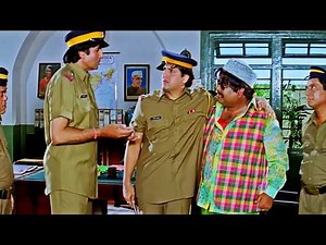 जब गोविंदा और अमिताभ बने नकली पुलिस वाले!| Bade Miyan Chote Miyan | Govinda & Amitabh Funniest Scene
