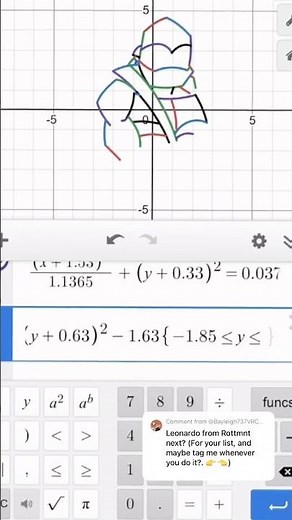 Desmos drawing #art #desmos #graphs #maths