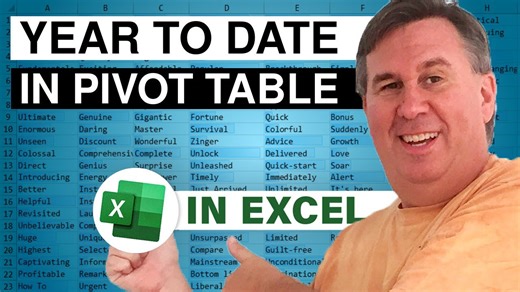 Excel Secrets: YTD Calculation Made Simple with Pivot Tables