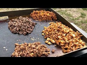 Street tacos using Blackstone Griddle
