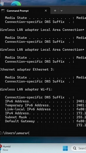 How to Find Your IP Address on Windows | CMD Trick! 💻