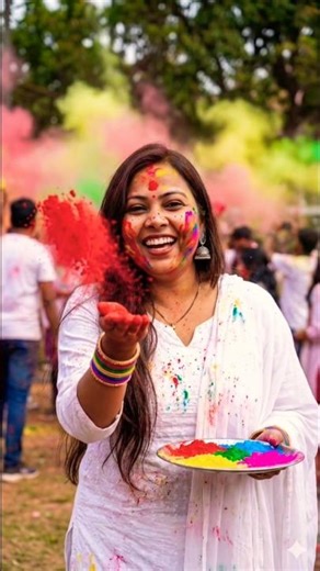 New Holi Style Photo Editing | 2026 New Photo Prompts #trending​​ #shorts​​