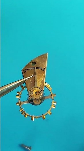 Replace Balance Staff Broken Elgin Pocket watch