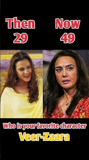 Veer-Zaara (2004) Movie Cast Then Vs Now || #srk #veerzaara #ranimukherjee #bollywood #oldmovie