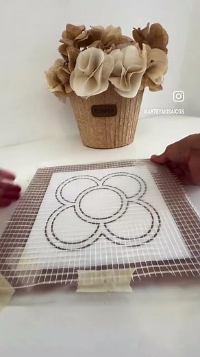 Cómo empezar un trabajo de mosaico con método doble directo?
