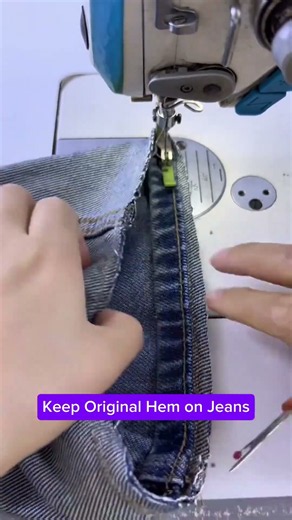 How to Hem Jeans Like a Professional: Keep the Original Hem & Perfect Finish