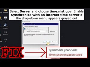 How to Fix Time Synchronization Failed in Windows