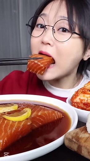 サーモンモッパン集 #サーモン #asmr