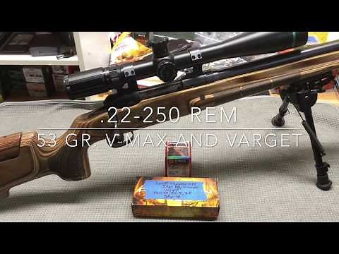 .22-250 Rem Loads - 53 Gr. V-Max and Varget
