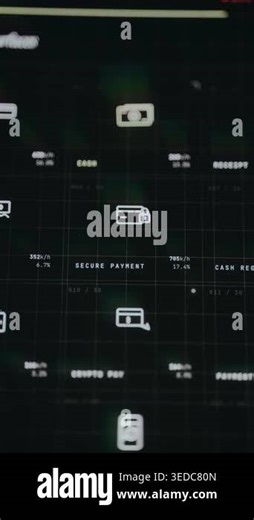 User navigates and selects Secure Payment as transaction method Stock Video Footage - Alamy