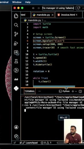 This Is Not After Effects… It’s Python 😎 #python#coding#programming#developer#pythonprojects