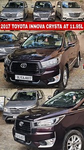 TOYOTA INNOVA CRYSTA 2017 AT 10.95L 2017 MODEL SINGLE OWNER 1.76L KMS COMPANY SERVICE RECORD NOC AVAILABLE DIESEL MANUAL TRANSMISSION PRICE - 10.95L ( NEGOTIABLE ) 8825527332, 7806877477 OTHER STATE CARS WITH 1) PROPER COMPANY SERVICE RECORD 2) COMPREHENSIVE INSURANCE 3) NOC AVAILABLE FOR ALL TAMILNADU & OTHER STATES 4) SINGLE OWNER CARS MULTI BRAND USEDCARS SALES IN CHENNAI HOT WHEELZ OLD PALLAVARAM CHENNAI 8825527332, 7806877477 DM ONLY FOR BIKE/CAR/SHOP PROMOTIONS (PAID) WHATSAPP ARK DIARIES 