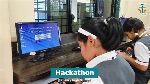 Rosary High School on Instagram: "At Rosary High School, we’re not just studying technology—we’re living it! 💻✨ Our recent Hackathon was a true celebration of talent and innovation. From coding HTML web pages and editing professional movies to designing digital posters and mastering rapid typing, our students are building the skills they need to lead in a digital world. 🚀🌐 Every child learns with a purpose: to think, create, and innovate! #Hackathon2026 #RosaryHighSchool #FutureCoders #Digita