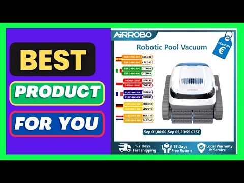 AIRROBO Robot Pool Cleaner, Wireless Automatic