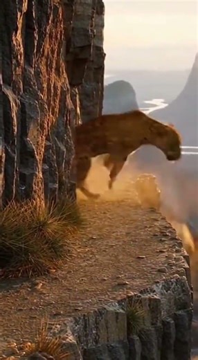 Epic Battle on the Edge: Mother Antelope vs. Cheetah #WildlifeDrama #NatureClash #SurvivalInstincts