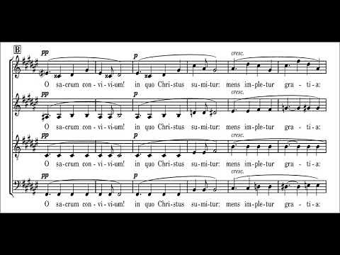 Olivier Messiaen - O Sacrum Convivium (Bass)