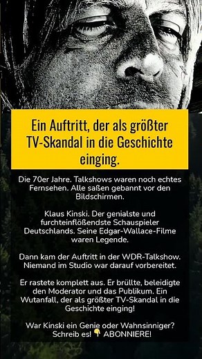 Ein Auftritt, der als größter TV-Skandal in die Geschichte einging.