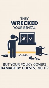 Short-Term Rental Insurance: The risks you don't see can hurt your business the most, yet many hosts are unaware their policy excludes coverage for damage caused by guests. And if the damage isn't covered, lost revenue isn't either. This goes for theft and vandalism by guests as well! Don't gamble your short-term rentals success on weak coverage. Find peace of mind with the Proper policy today. | Proper Insurance