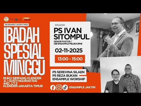 #firmantuhan #rezabukan #GBI #GBIensample #serevinasilaen #GBI #jakartatimur #ibadahminggu