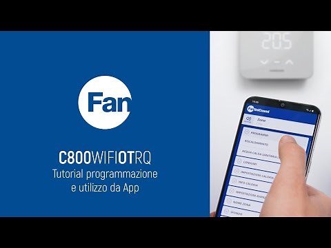 Fantini Cosmi C800WIFIOTRQ - Tutorial programmazione e utilizzo da App